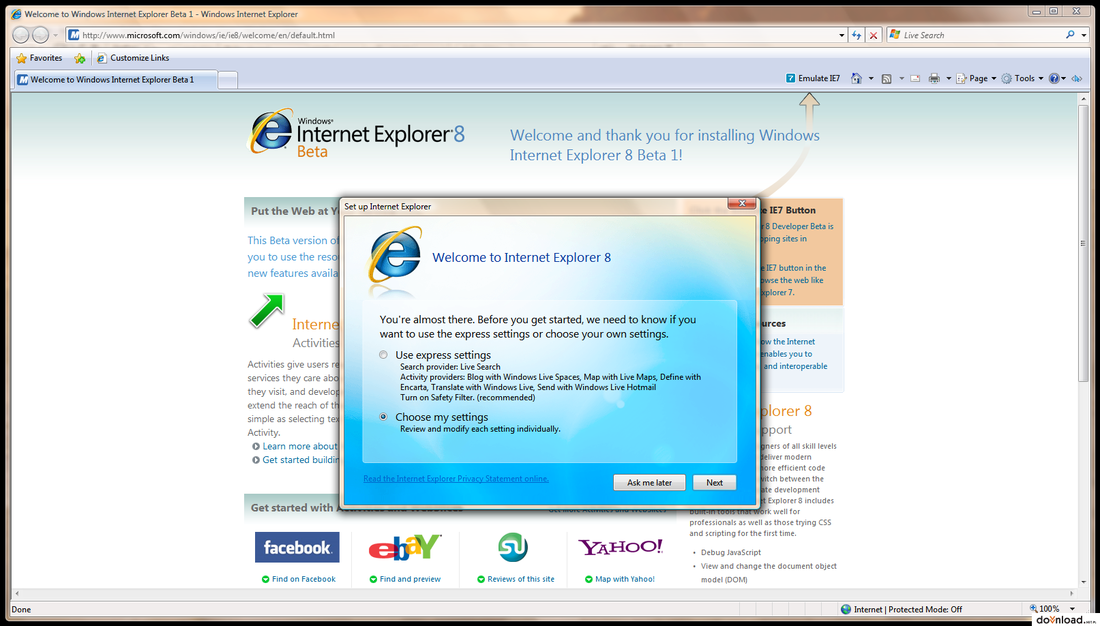 Internet Explorer 8 Deutsch Vista