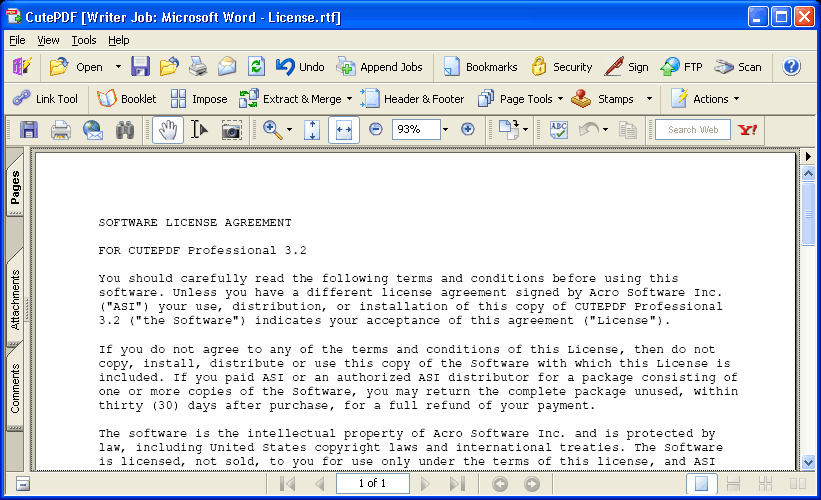 cutepdf writer