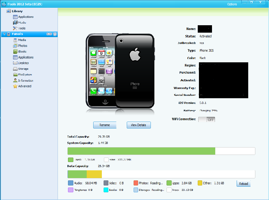 ITools 1119 beta Download  Descargar  Gerenciamento de 